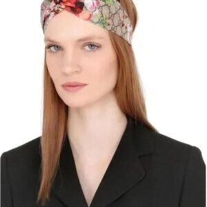SILK GUCCI FLORAL HEADBAND